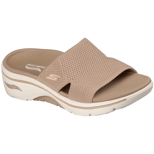 Slapi femei Skechers Go Walk Arch Fit 20 - 140865-TAN - poza 1