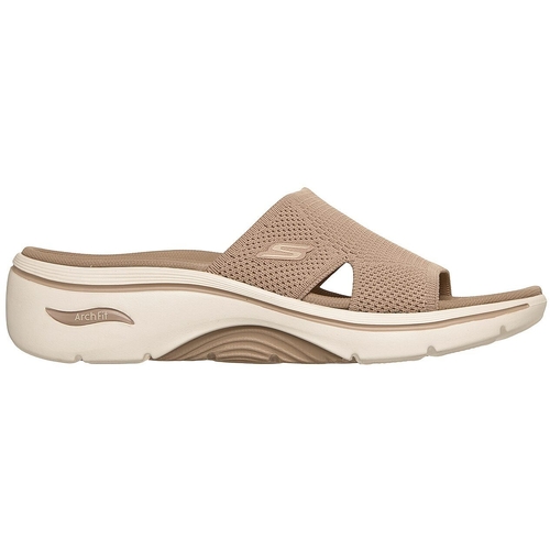 Slapi femei Skechers Go Walk Arch Fit 20 - 140865-TAN - poza 3