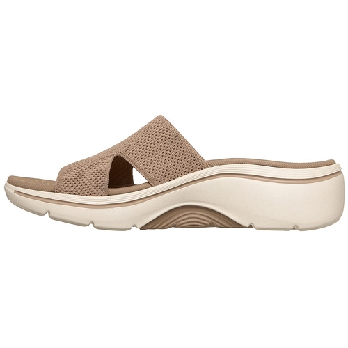 Slapi femei Skechers Go Walk Arch Fit 20 - 140865-TAN - poza 5
