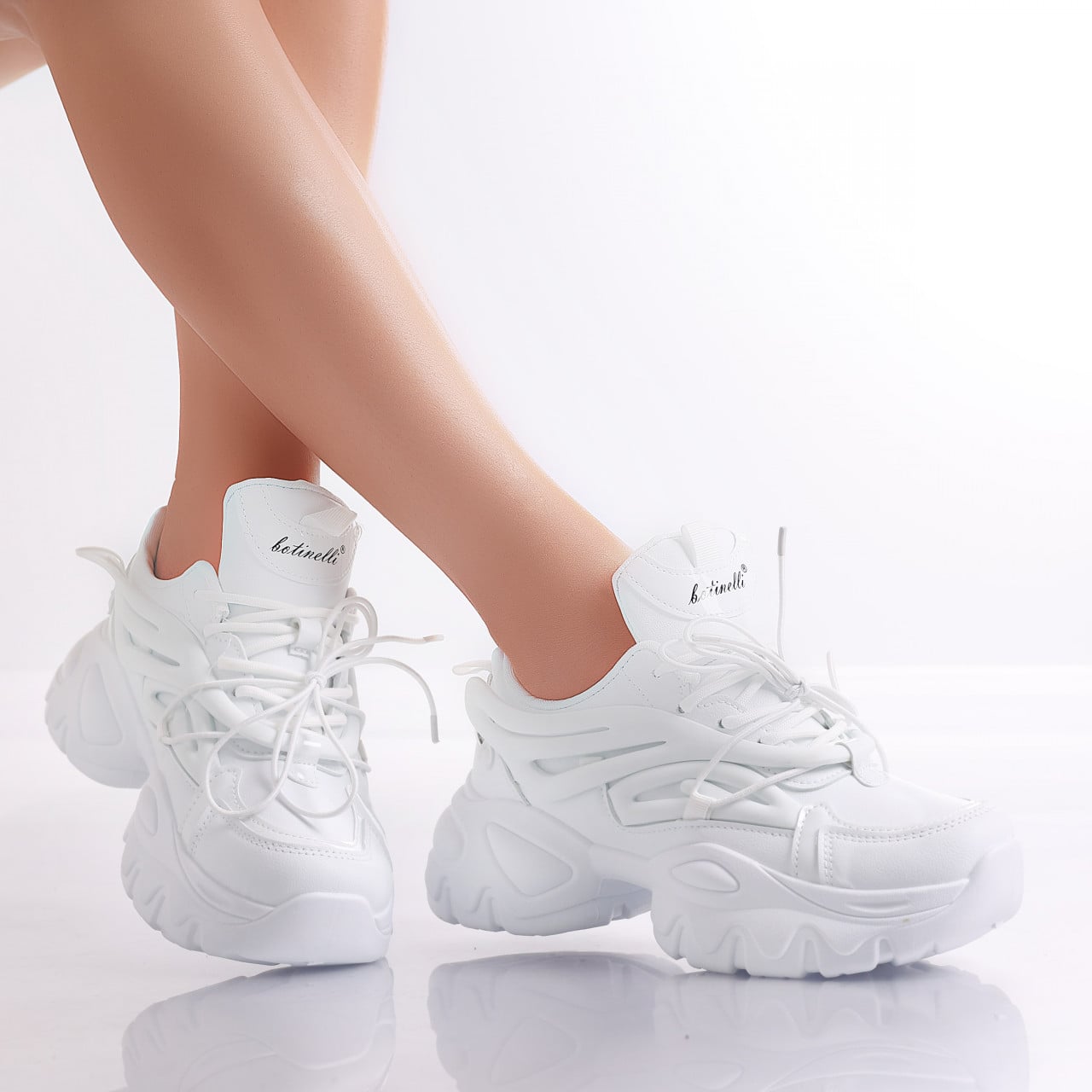 Sneakers dama Albi din Piele Ecologica Cyntia - poza 1