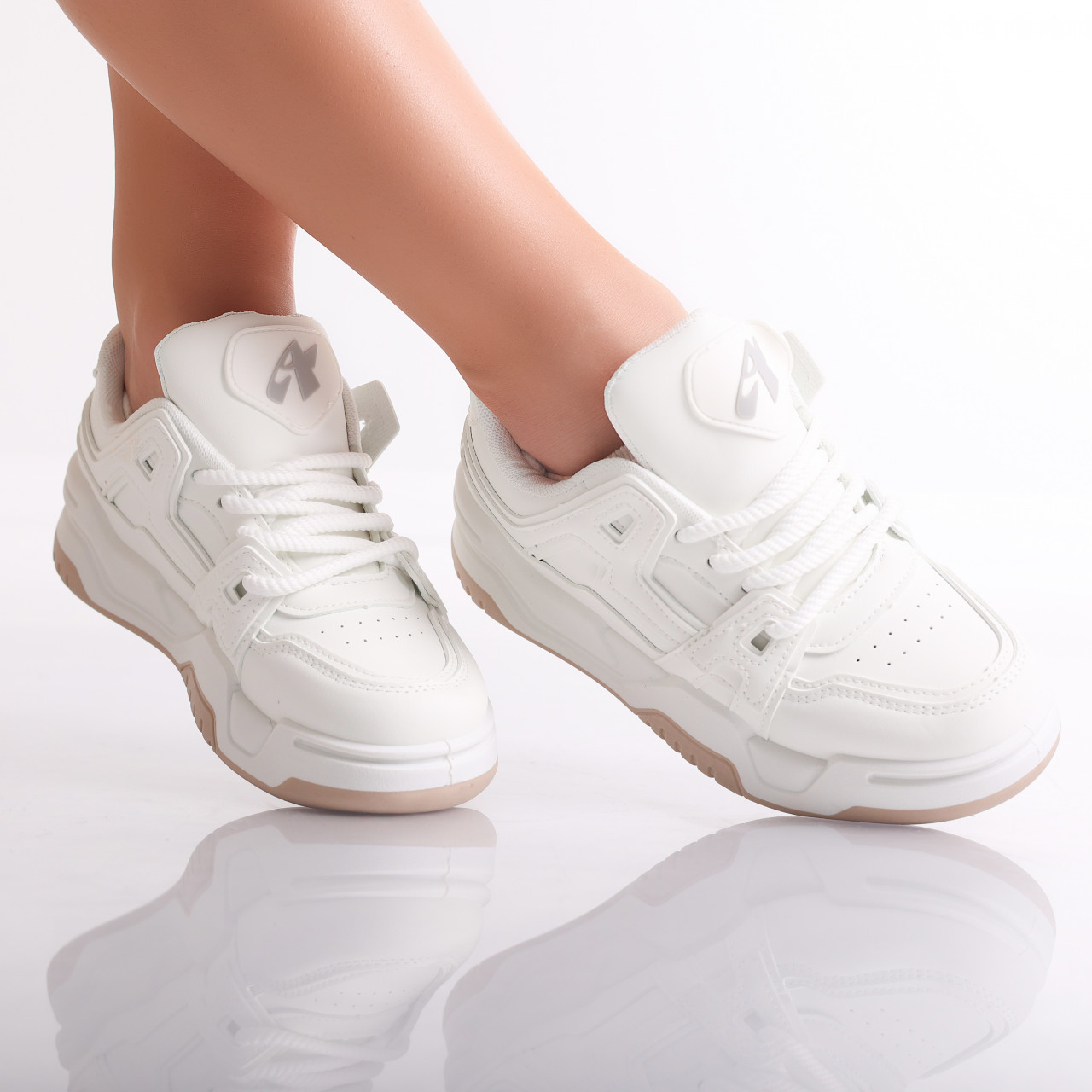 Sneakers dama Albi din Piele Ecologica Yuridia - poza 2