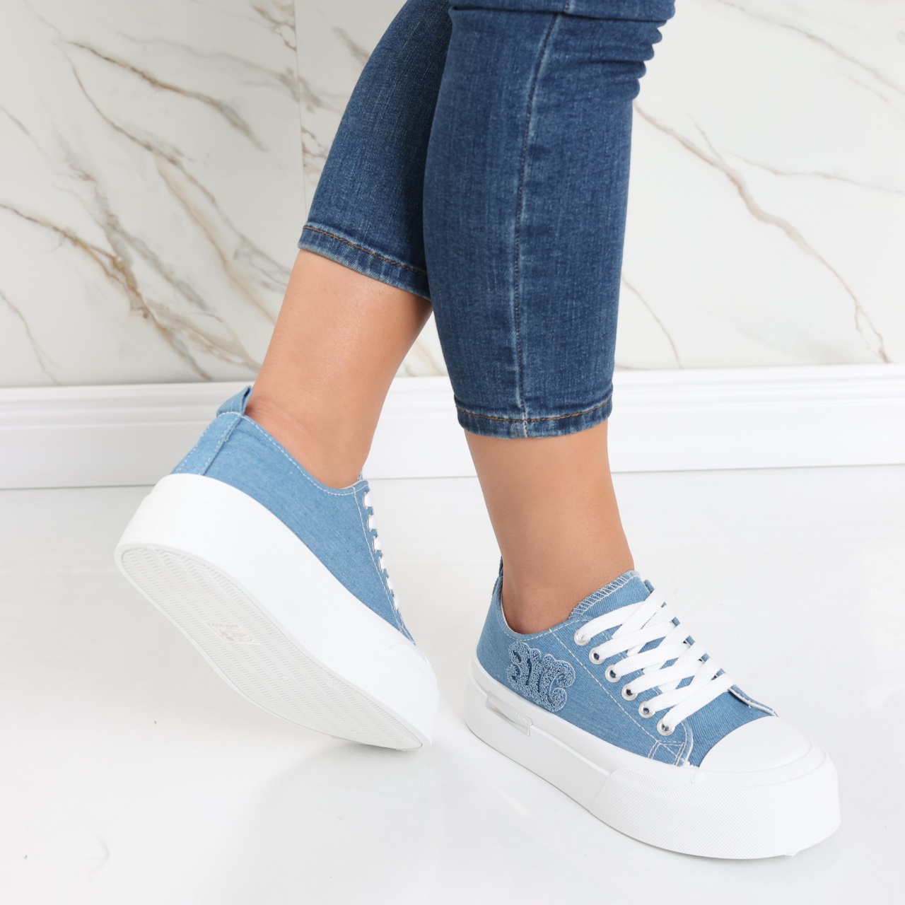 Sneakers dama blumarin din textil Carrie - poza 5