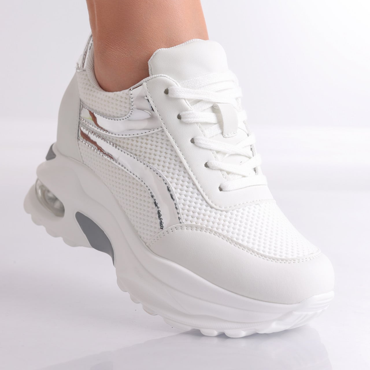 Sneakers dama cu platforma Albi din Textil Darlin - poza 1