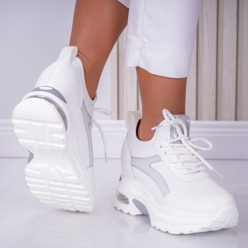 Sneakers dama cu platforma Albi din Textil Didi - poza 4