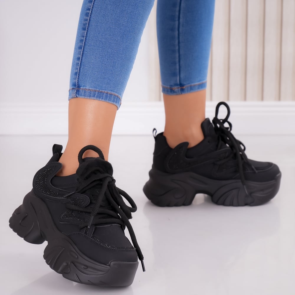 Sneakers dama cu platforma Nrgri din Piele Ecologica Nisya - poza 3