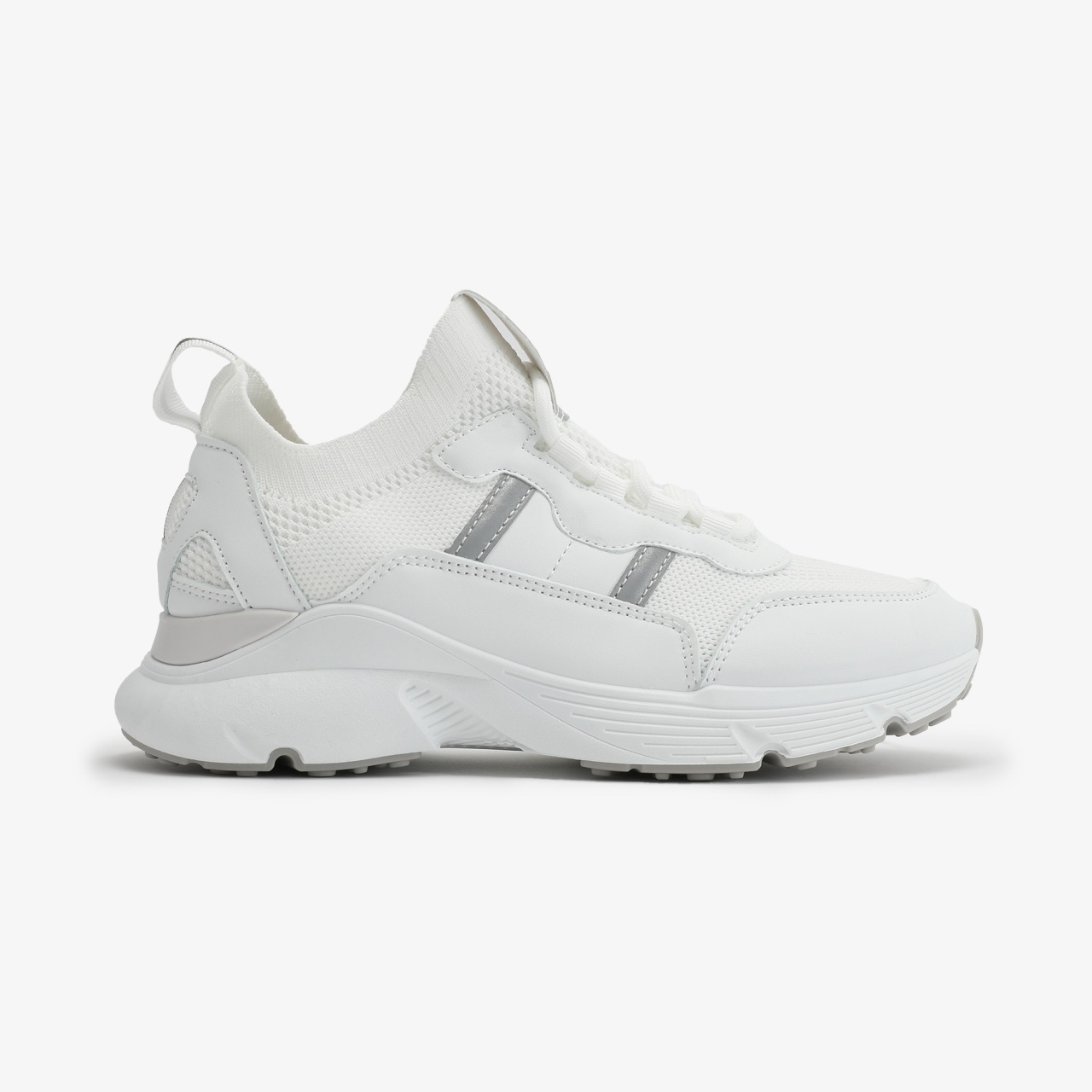 SNEAKERS dama din piele ecologica CRL0709 ALB