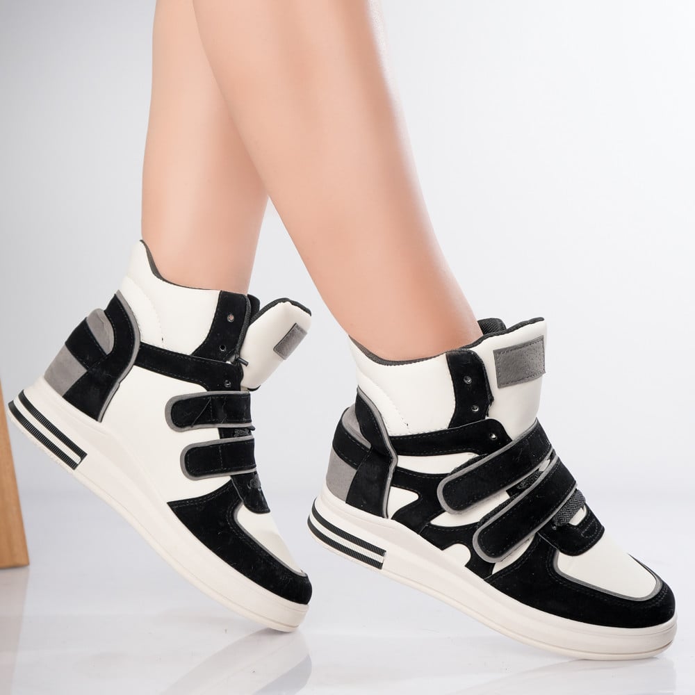 Sneakers dama Negri din Piele Ecologica Anjor - poza 1
