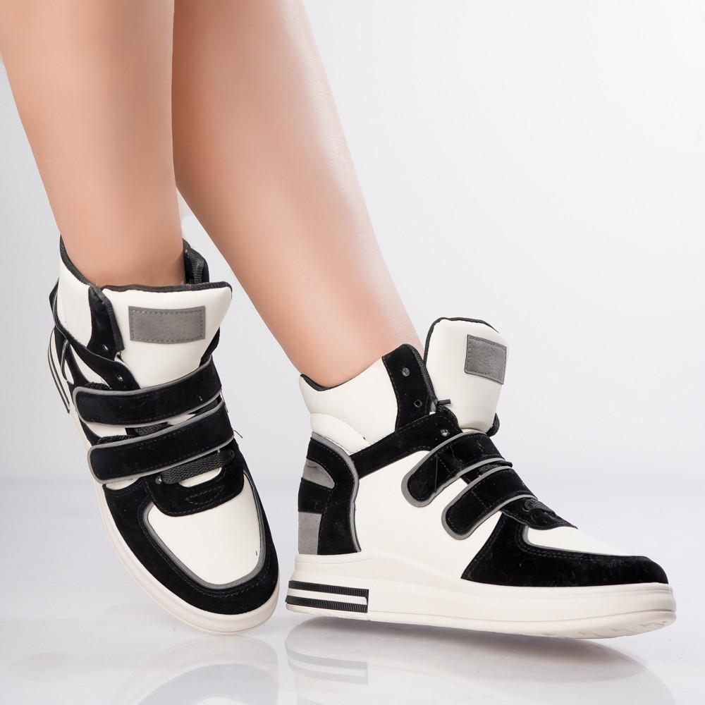 Sneakers dama Negri din Piele Ecologica Anjor - poza 3