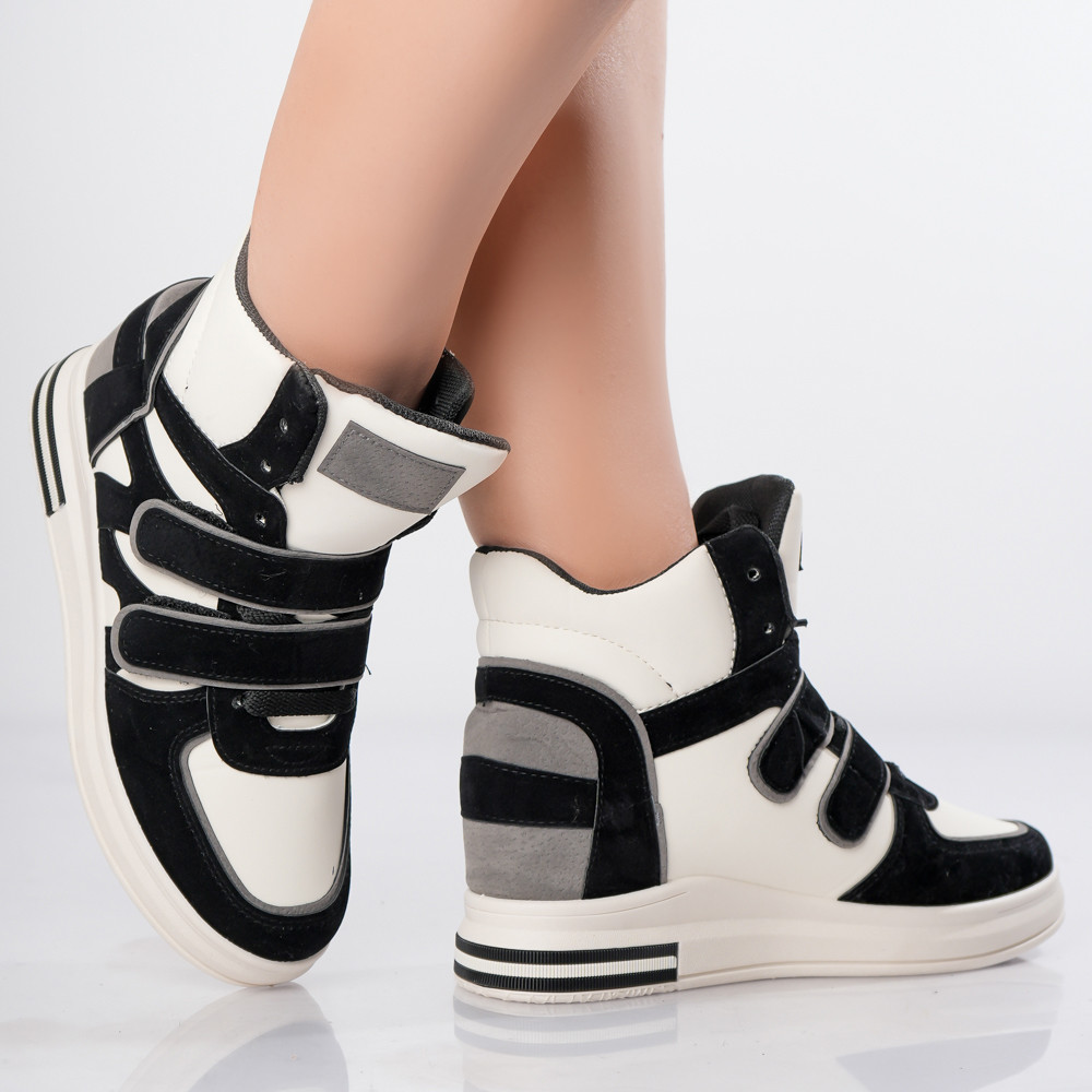 Sneakers dama Negri din Piele Ecologica Anjor - poza 4
