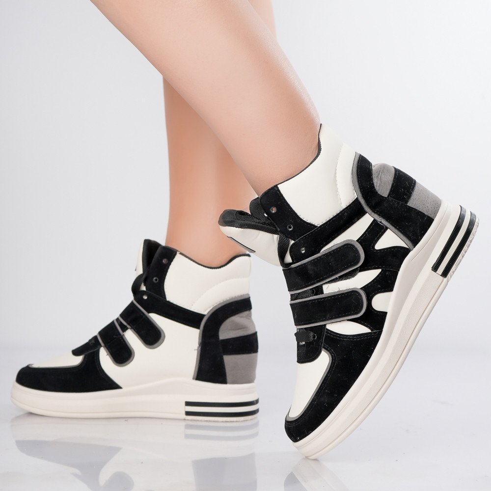 Sneakers dama Negri din Piele Ecologica Anjor - poza 5