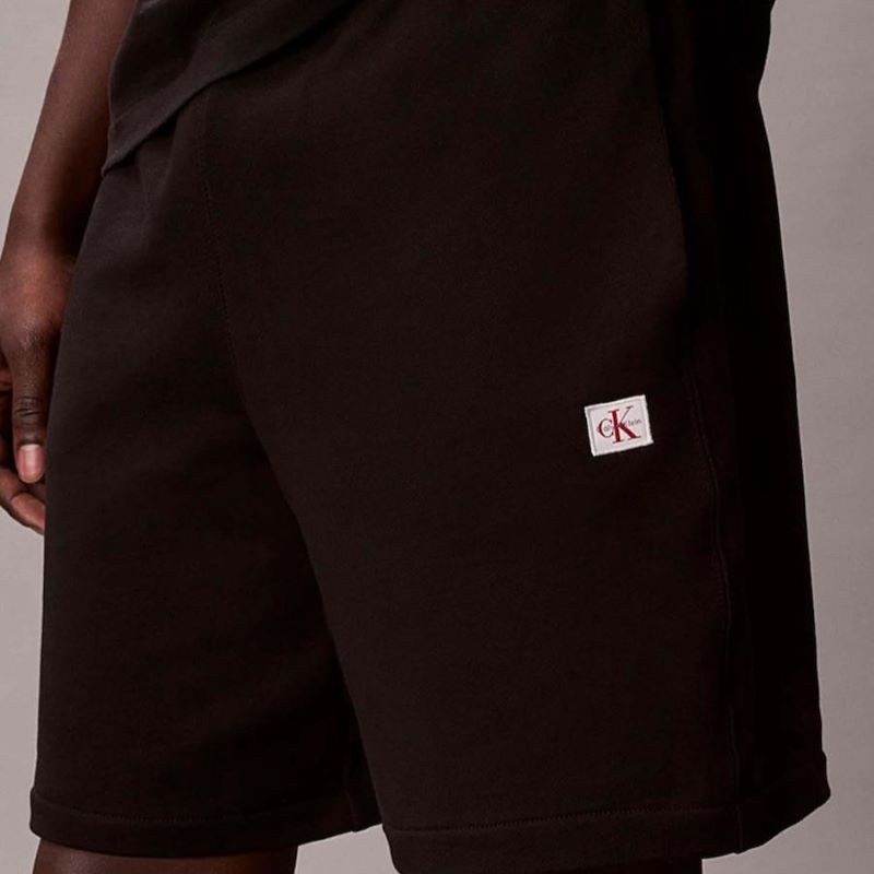 Sort Calvin Klein EU 350TERRY BADGE SHORT - poza 2