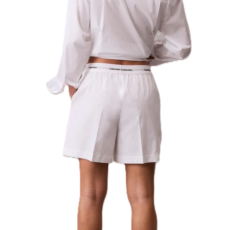 Sort Calvin Klein LOGO WB COTTON SHORT - poza 2