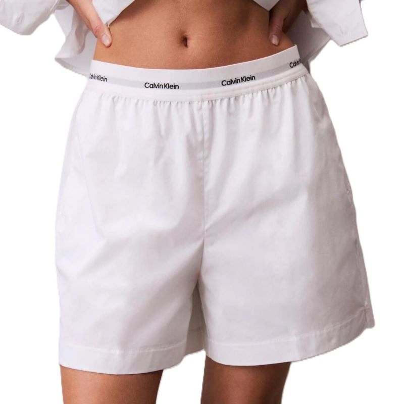 Sort Calvin Klein LOGO WB COTTON SHORT - poza 3