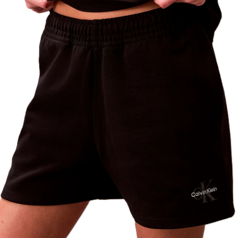 Sort Calvin Klein MONOLOGO FRENCH TERRYSHORT - poza 3