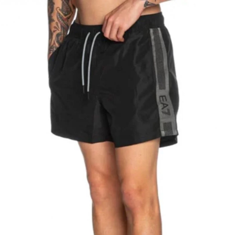 Sort de baie EA7 M LOGO VERTICAL TAPE BOXER - poza 2