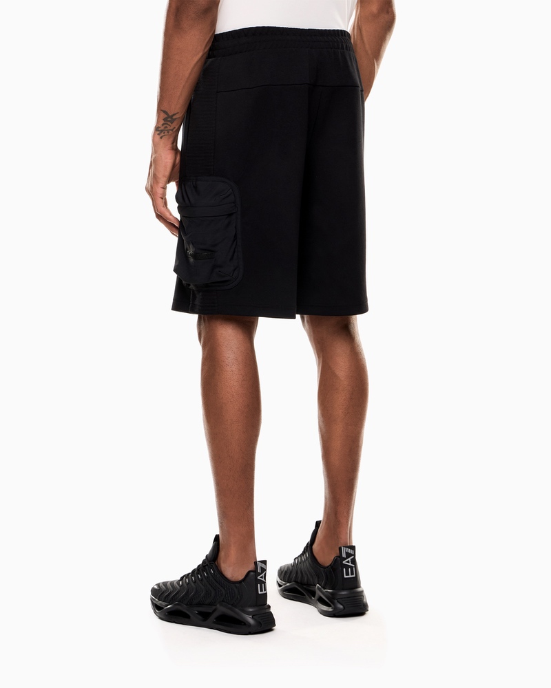 Sort EA7 TRAIN ATHLETIC MIX BERMUDA CARGO COPL - poza 4