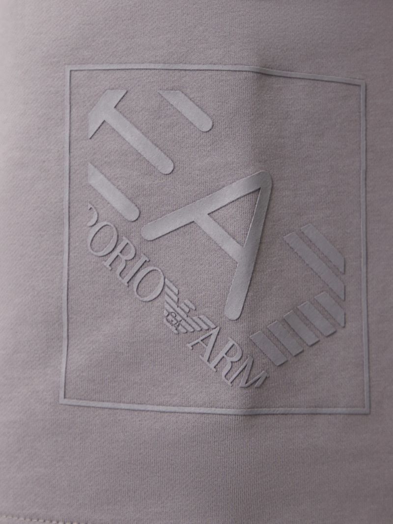 Sort EA7 TRAIN LOGO SERIES M OVERSIZE LOGO SHORTS COFT - poza 3