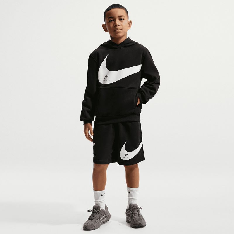 Sort Nike K NSW CLUB FT SHORT BRAND NG - poza 2