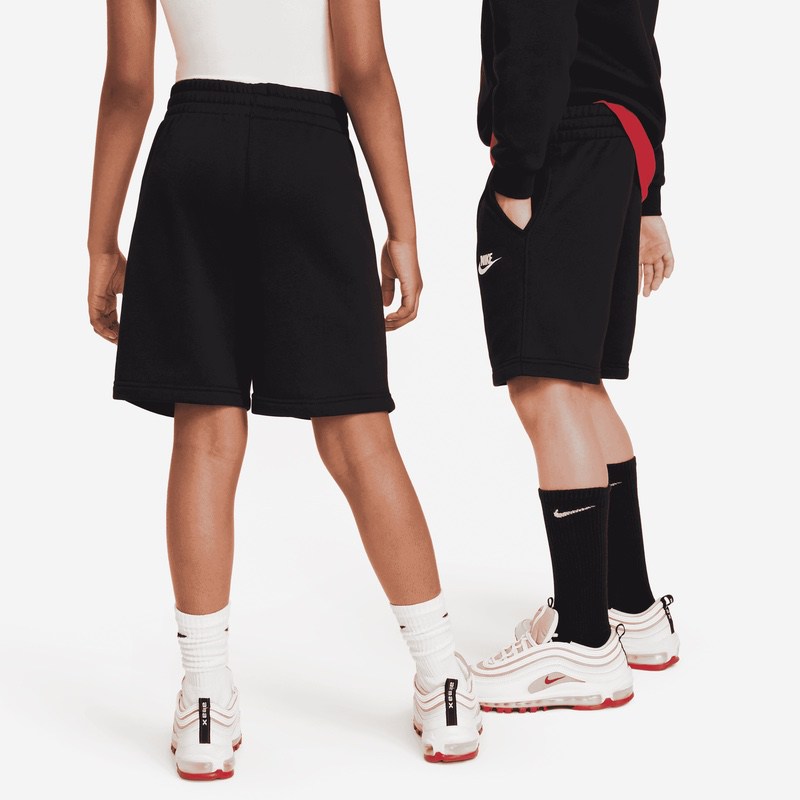 Sort Nike K NSW CLUB FT SHORT LBR - poza 2