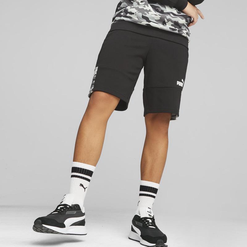 Sort Puma ESS BLOCK CAMO Shorts - poza 3
