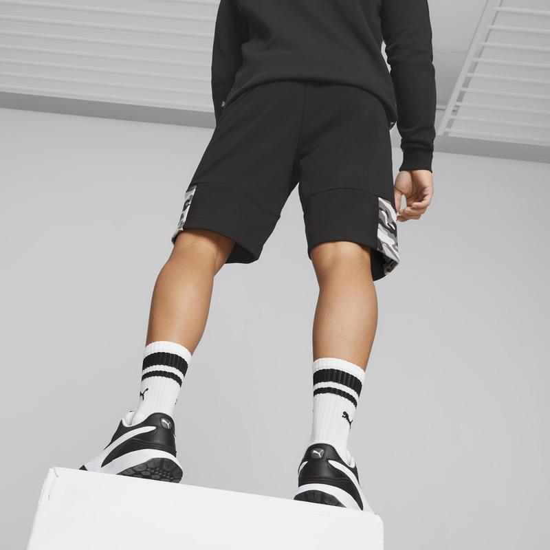 Sort Puma ESS BLOCK CAMO Shorts - poza 5