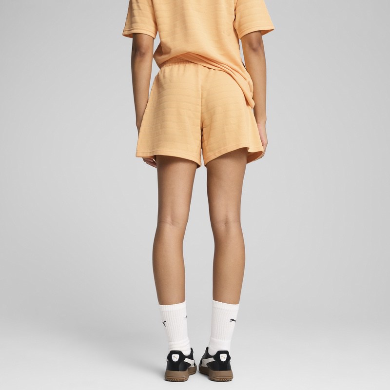 Sort Puma ESS ELEVATED High-Rise Structured Shorts - poza 2