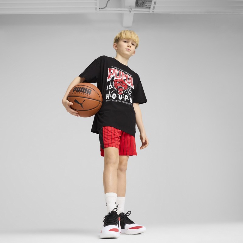 Sort Puma Rival Rage Heritage Mesh Shorts B - poza 5
