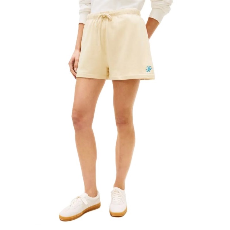 Sort Tommy Hilfiger TH SCRIPT SWEATSHORTS - poza 1