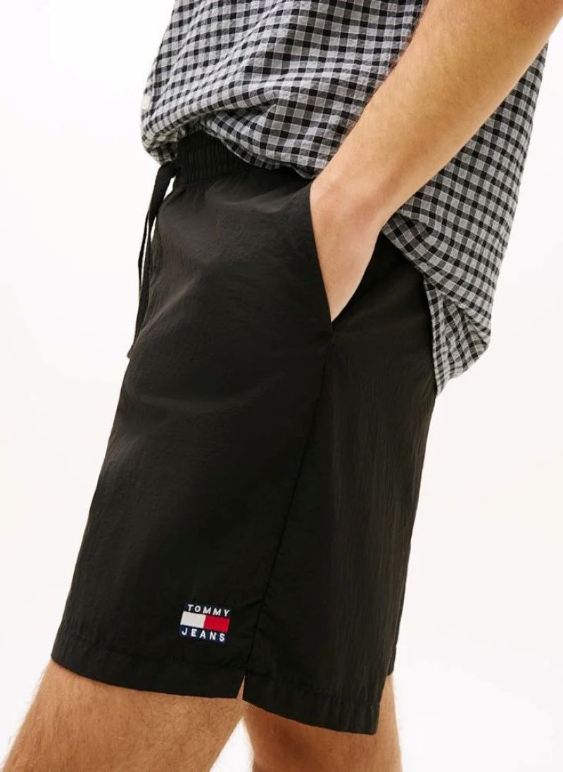 Sort Tommy Hilfiger TJM NYLON CLUB SHORT - poza 2