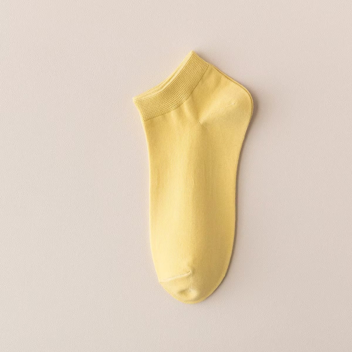 Sosete pentru dama, SS185, Galben, marime universala (35-39) - poza 1