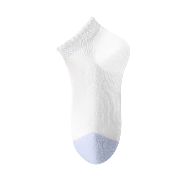 Sosete pentru dama, SS197, Alb, marime universala (35-39) - poza 1