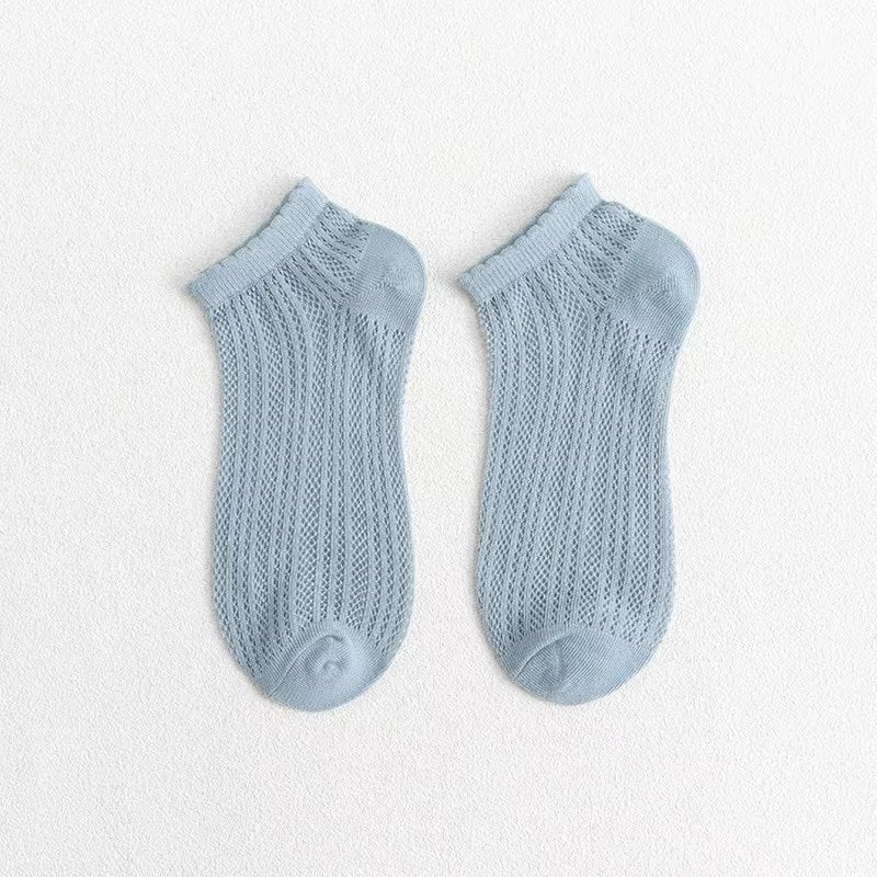 Sosete pentru dama, SS237, Albastru, marime universala (35-39) - poza 1