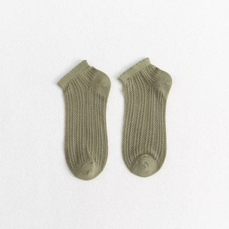 Sosete pentru dama, SS238, Verde, marime universala (35-39) - poza 1