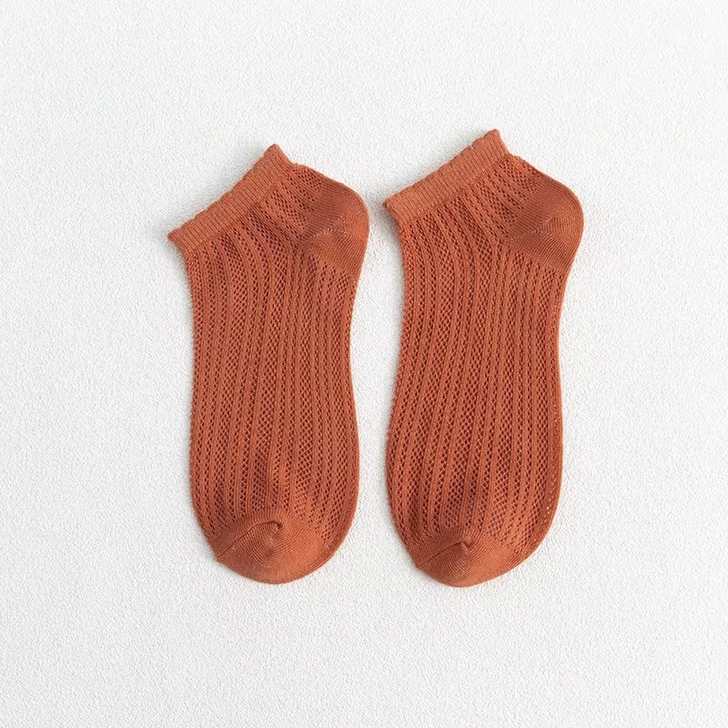 Sosete pentru dama, SS240, Portocaliu, marime universala (35-39) - poza 1