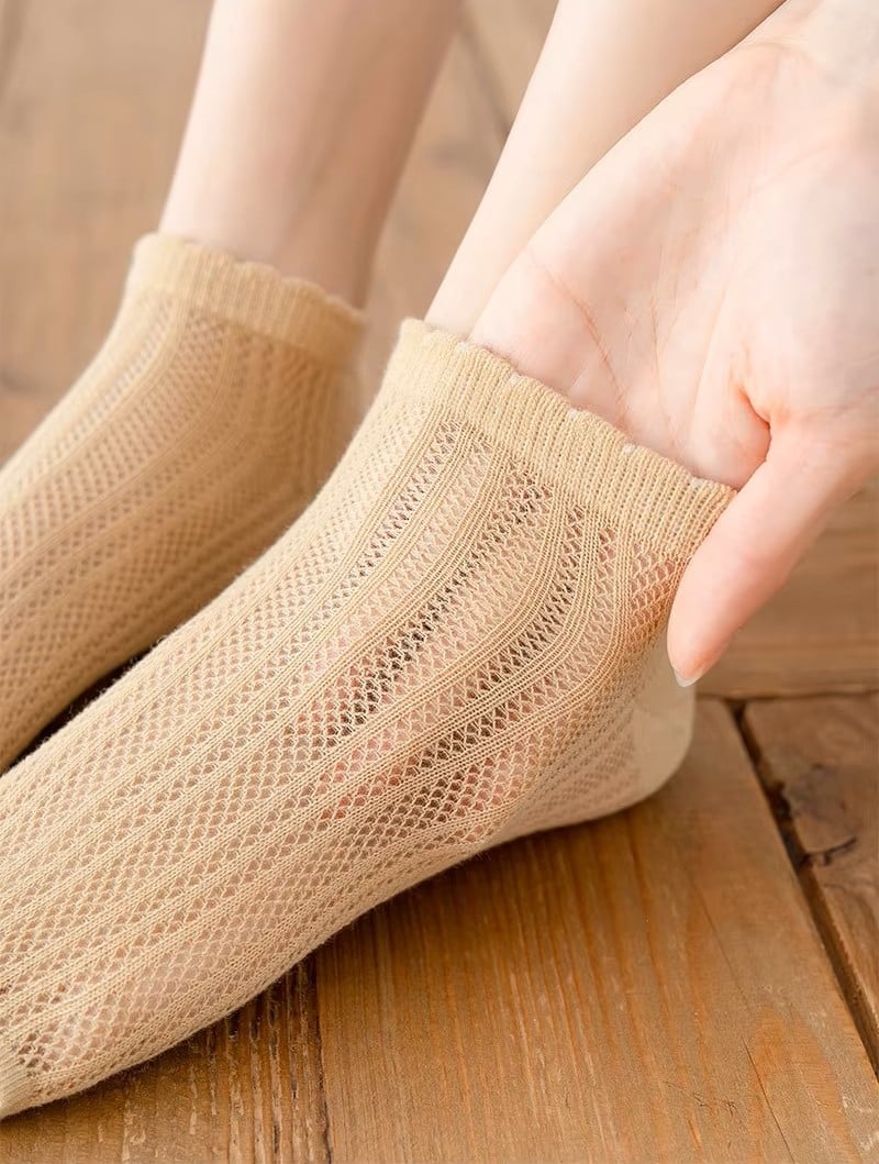 Sosete pentru dama, SS244, Maro, marime universala (35-39) - poza 2