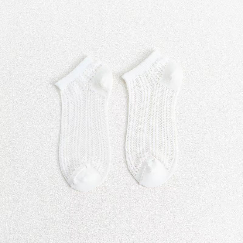 Sosete pentru dama, SS245, Alb, marime universala (35-39) - poza 1