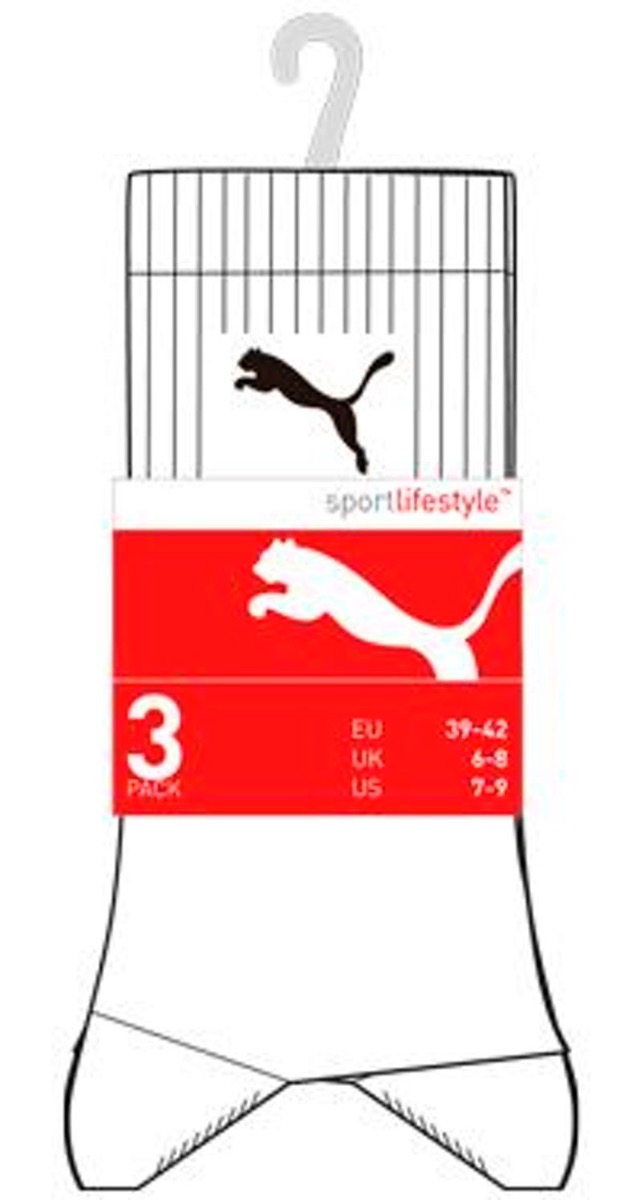 Sosete Puma crew SOCK 3P - poza 2