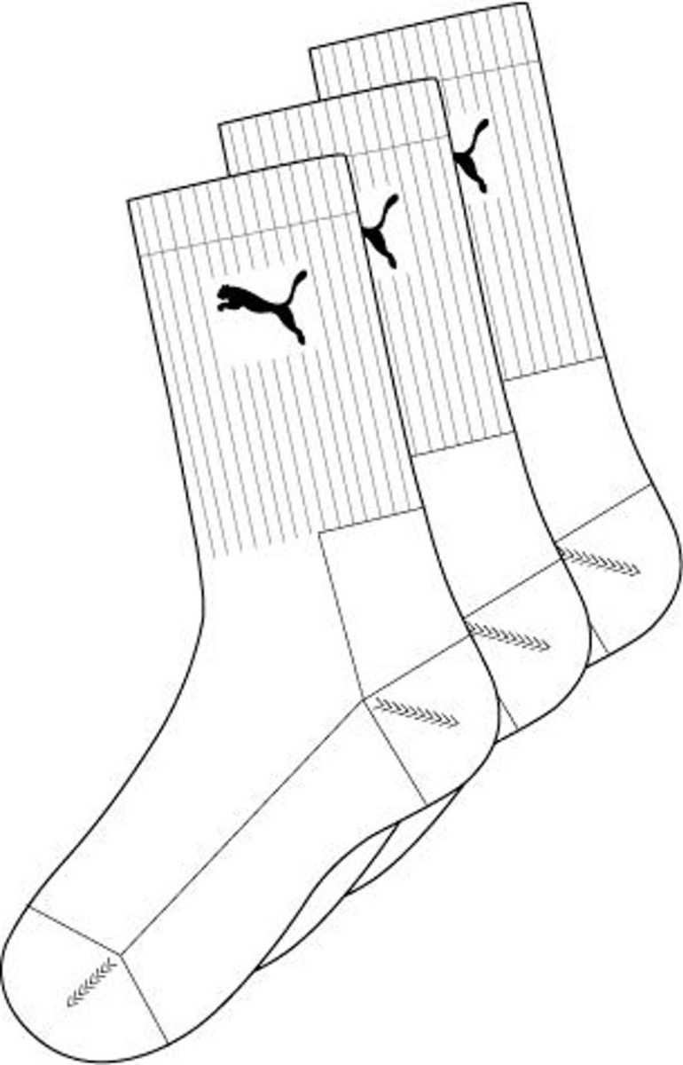 Sosete Puma crew SOCK 3P - poza 3