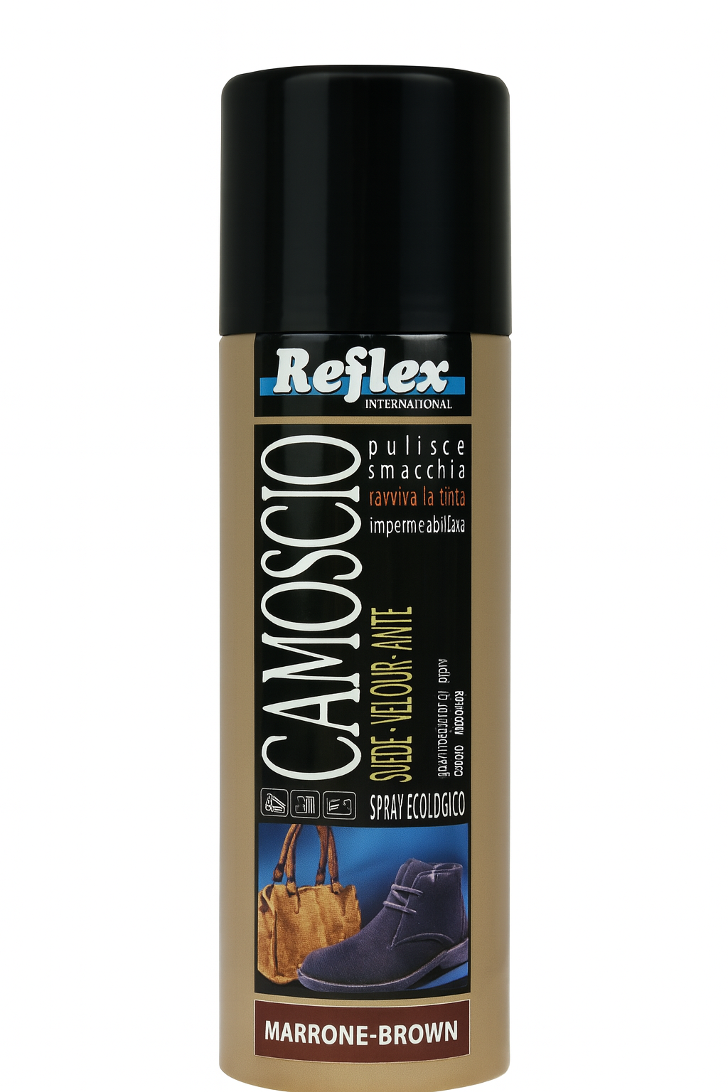 Spray pentru piele întoarsă Reflex Camoscio 200ml Maro - Brown