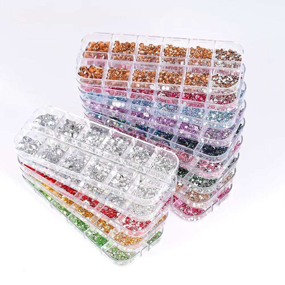 Strasuri unghii Marquise, RHINE56, Multicolor - poza 3