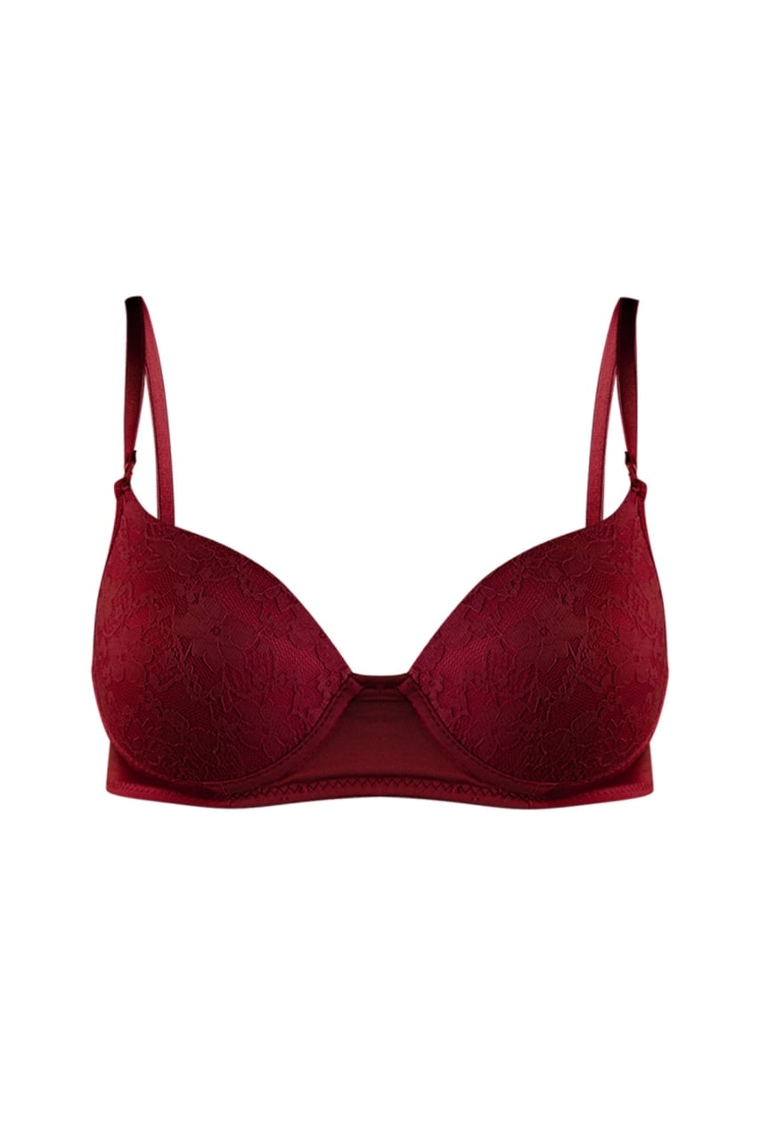 Sutien dama, model elegant, 5400, Bordo - poza 2