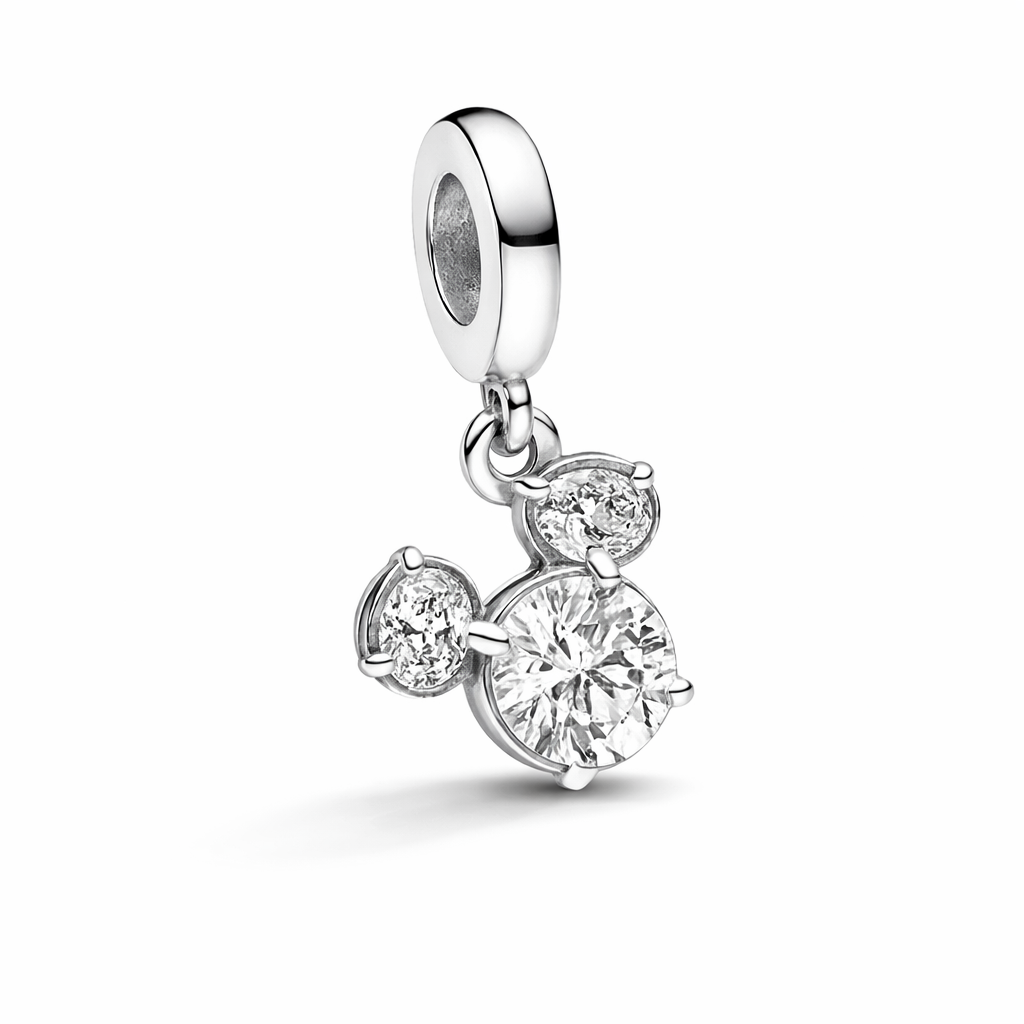 Talisman Pandantiv Minnie Cu Argint
