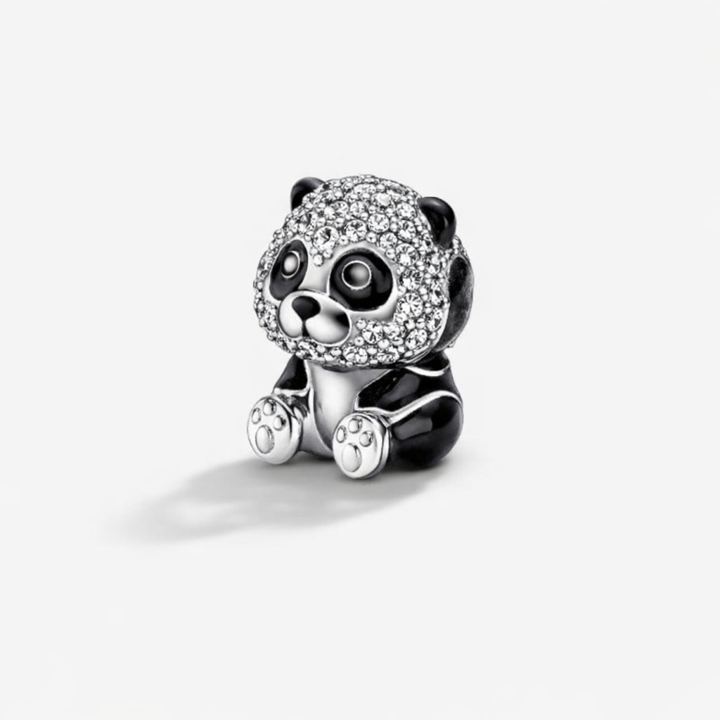 Talisman Pandantiv Panda Cu Argint