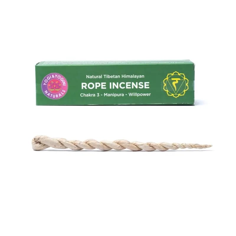 Tămâie tibetană rope – Chakra 3 pentru voință și încredere