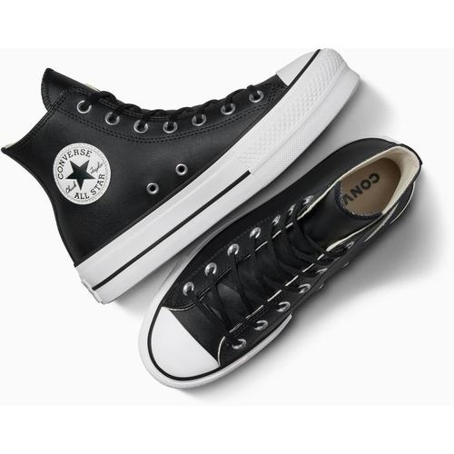 Tenisi cu platforma unisex Converse Chuck Taylor All Star Lift Leather High Top 561675C - poza 2