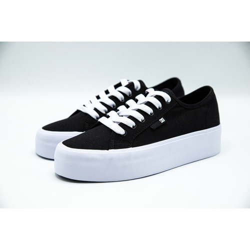 Tenisi femei DC Shoes cu platforma Manual Platform ADJS300280-BKW - poza 3