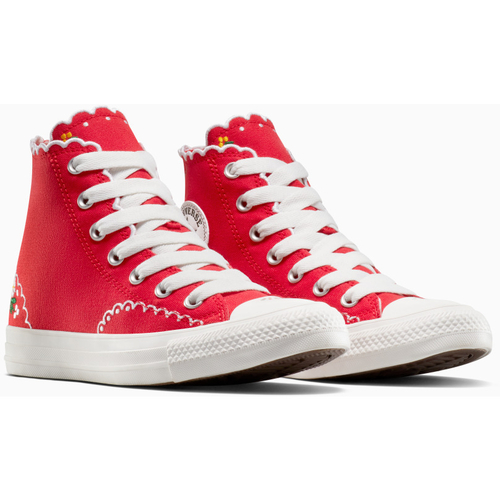 Tenisi unisex Converse Chuck Taylor All Star Embroidered Flowers High Top A13518C - poza 3
