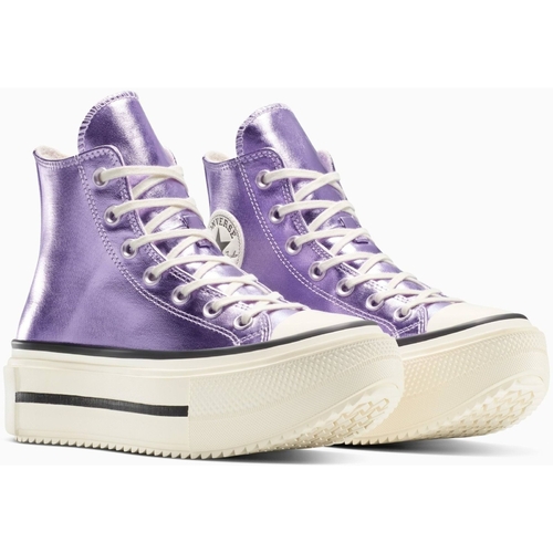 Tenisi unisex Converse Chuck Taylor All Star Lift Double Stack Platform Metallic A15163C - poza 3
