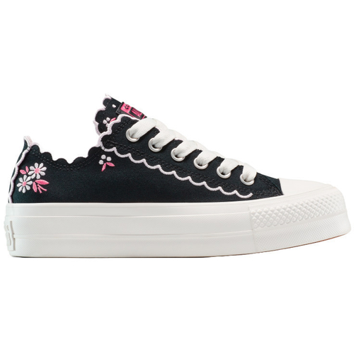 Tenisi unisex Converse Chuck Taylor All Star Lift Platform Embroidered Flowers A13529C - poza 1