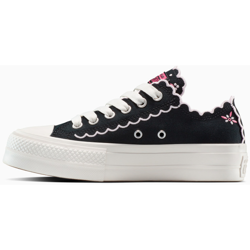 Tenisi unisex Converse Chuck Taylor All Star Lift Platform Embroidered Flowers A13529C - poza 4